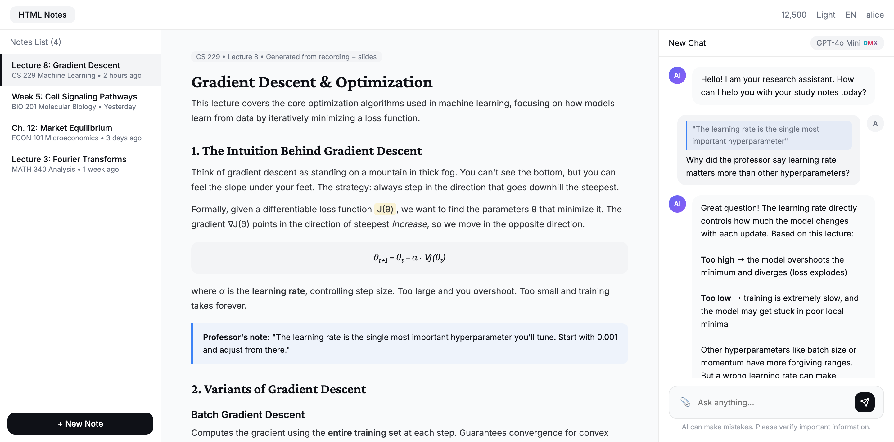 skip lec -- turn any lecture into study notes